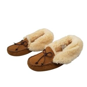 UGG Alena Slipper Bootie Women Size 10 Chestnut Suede Sheepskin Lined 1004806